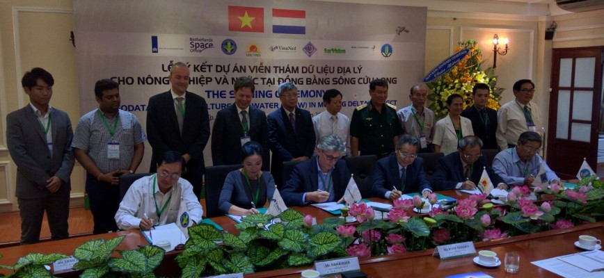 The Signing Ceremony G4AW In Mekong Delta Project