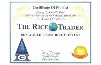 Loc Troi Group is certified to be the top 3 rice producing of the world